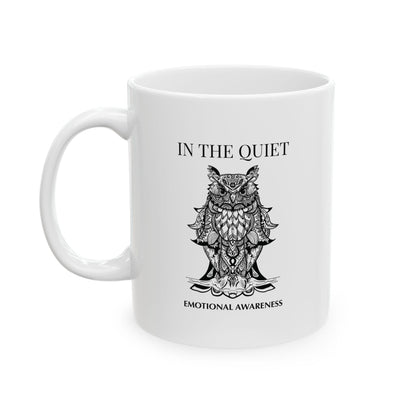 In the Quiet Mug - Emotional Awareness Coffee Mug | Mindful Gift for Calm Mornings