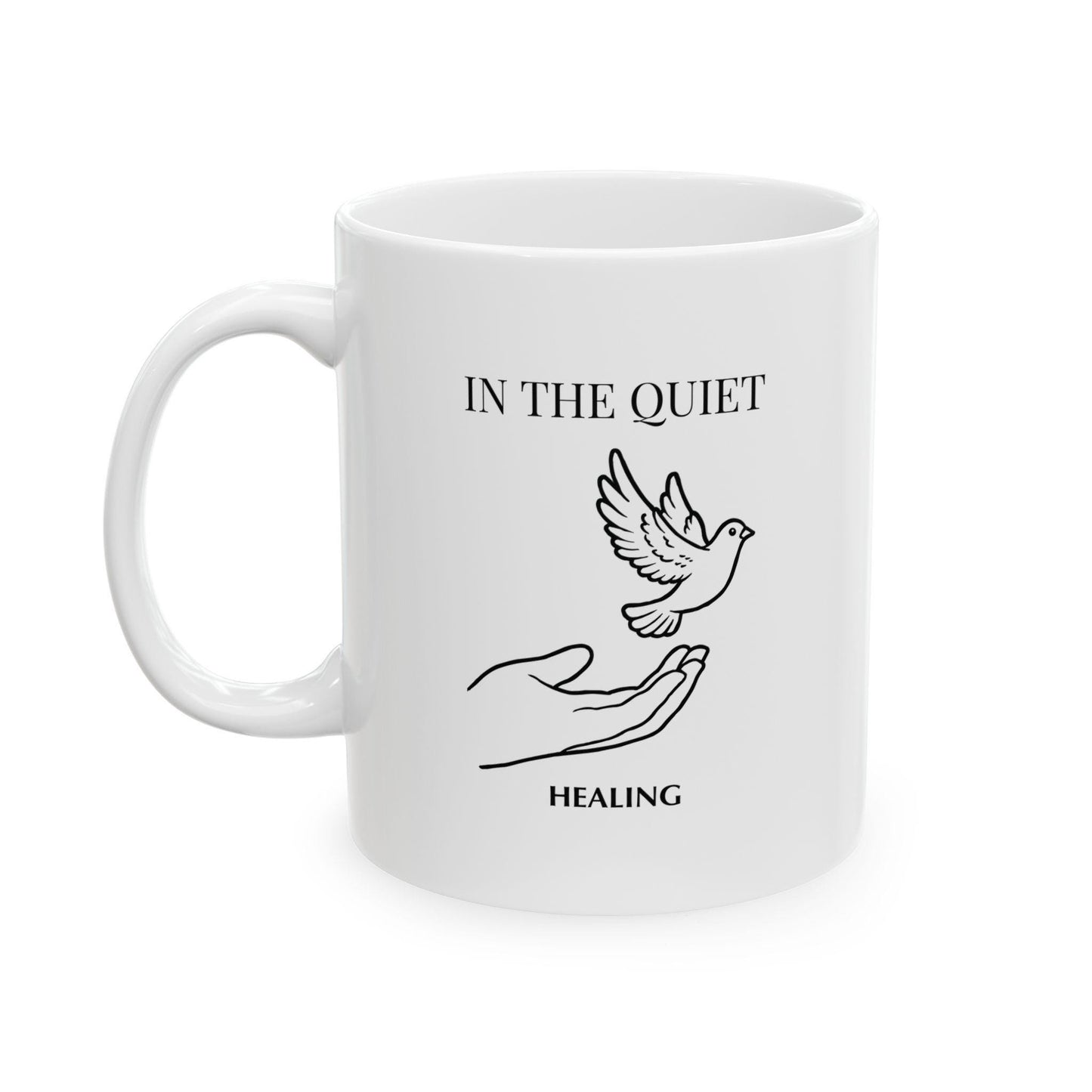 In the Quiet Mug - Healing Coffee Mug | Mindful Self-Reflection Gift for Calm Mornings