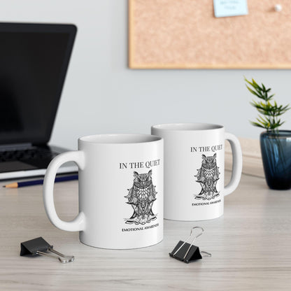 In the Quiet Mug - Emotional Awareness Coffee Mug | Mindful Gift for Calm Mornings