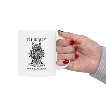 In the Quiet Mug - Emotional Awareness Coffee Mug | Mindful Gift for Calm Mornings