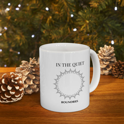 In the Quiet Mug - Boundaries Coffee Mug | Mindful Gift for Self-Reflecting Calm Mornings
