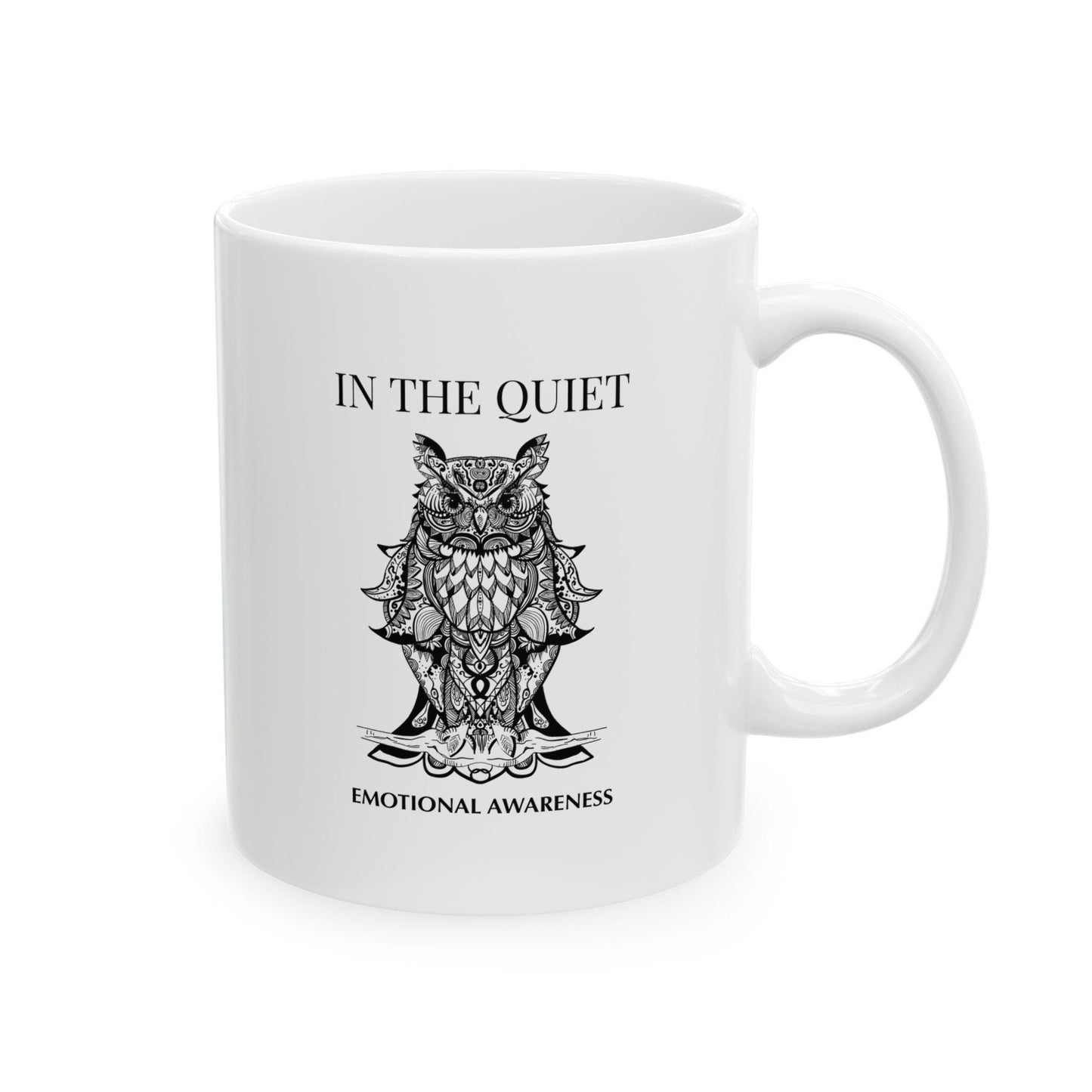 In the Quiet Mug - Emotional Awareness Coffee Mug | Mindful Gift for Calm Mornings